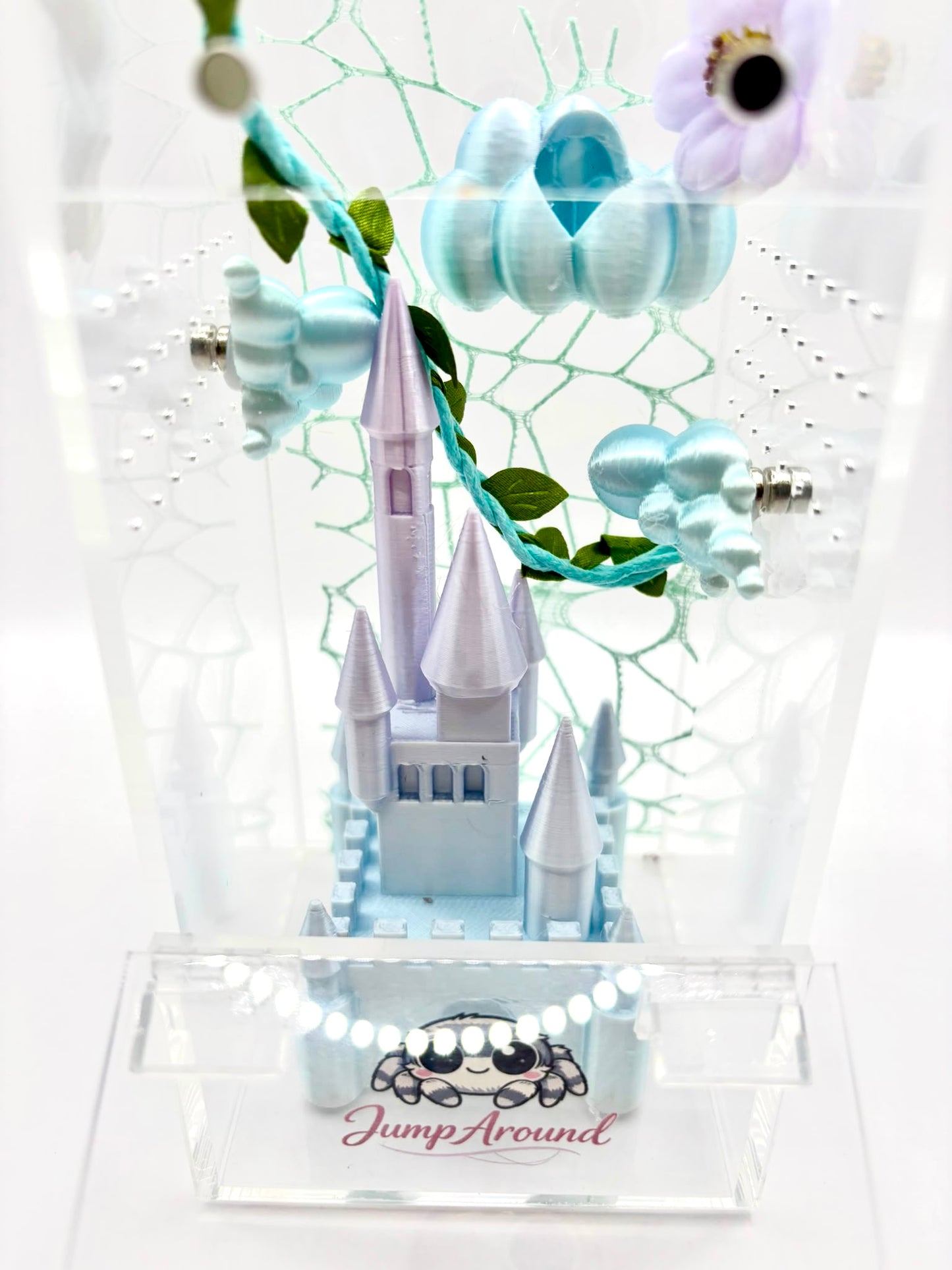 Cloud Nine Purple Collection – Decorated Starter Spider Enclosure
