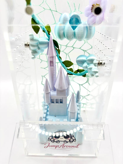 Cloud Nine Purple Collection – Decorated Starter Spider Enclosure