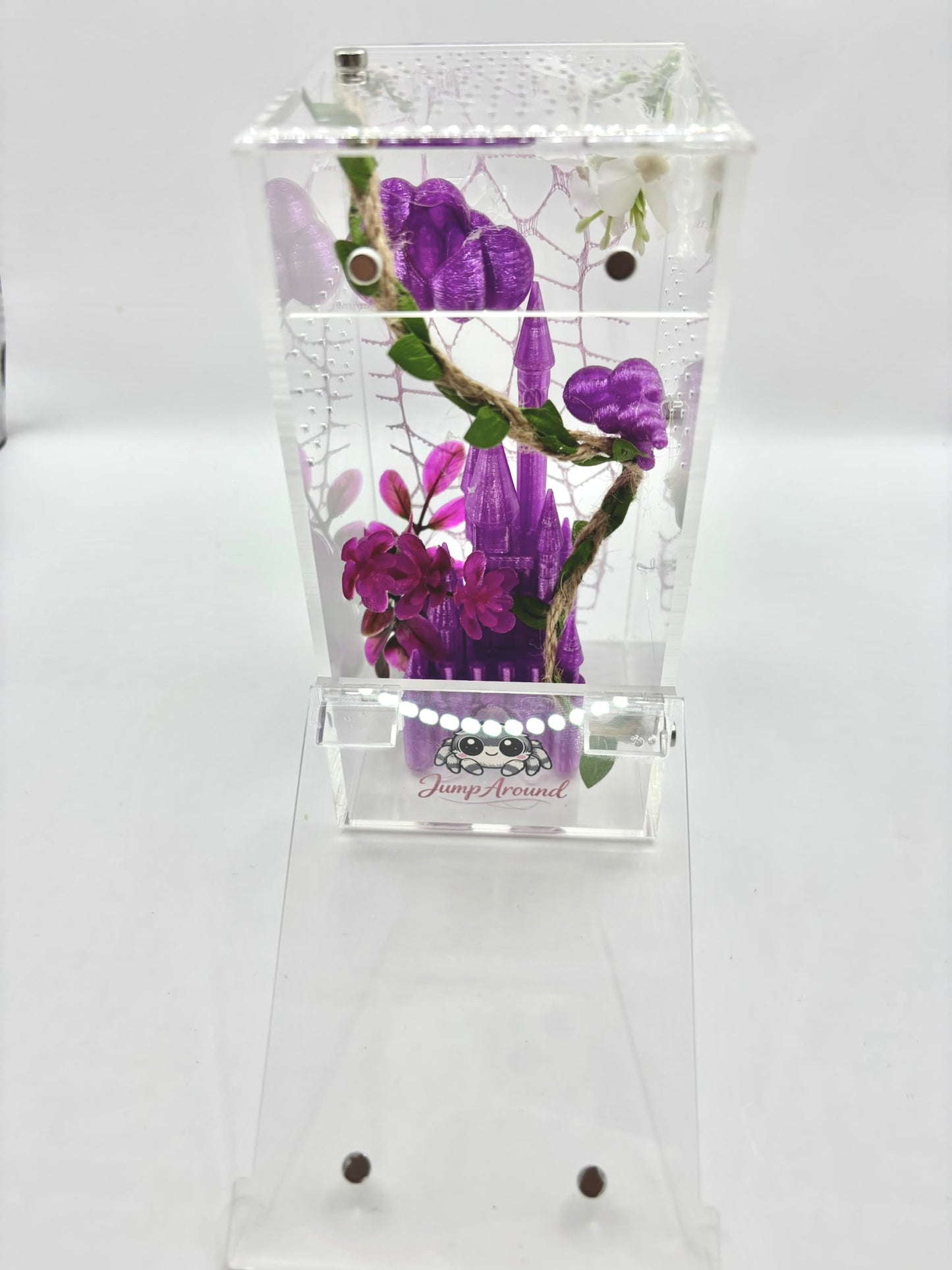 Cloud Nine Purple Collection – Decorated Starter Spider Enclosure
