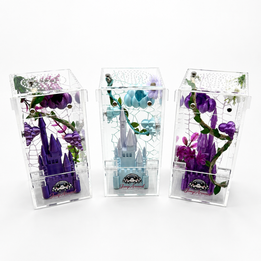 Cloud Nine Purple Collection – Decorated Starter Spider Enclosure