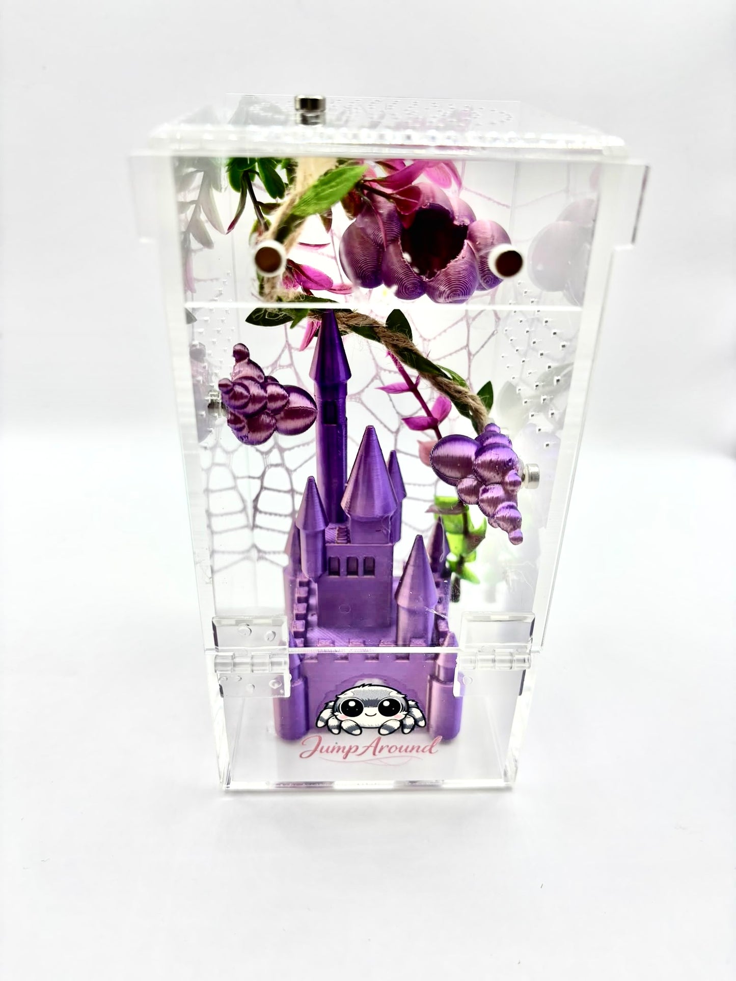 Cloud Nine Purple Collection – Decorated Starter Spider Enclosure