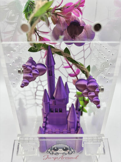 Cloud Nine Purple Collection – Decorated Starter Spider Enclosure